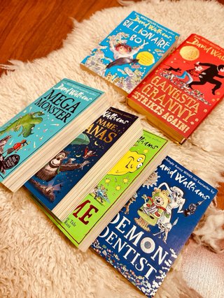 (como nuevo)Lote 6xlibros de David Walliams inglés
