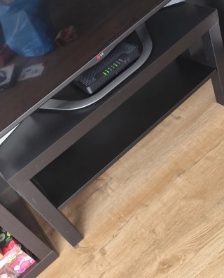 Mueble TV Ikea LACK Negro