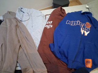 Lote 4 Sudaderas con Capucha Hombre