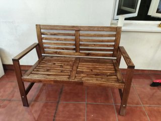 Banco de madera Ikea