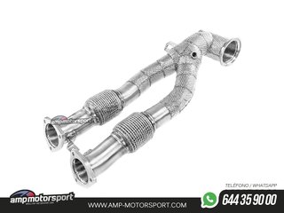 DOWNPIPE ALPHA COMPETITION PARA AUDI RS3 8V.5 SEDAN / TTRS 8S 2.5 TFSI - ANTITÉRMICO