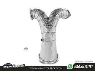DOWNPIPE ALPHA COMPETITION PARA AUDI S4 / S5 B9 2016-2021 - 3.0 TFSI - ANTITÉRMICO