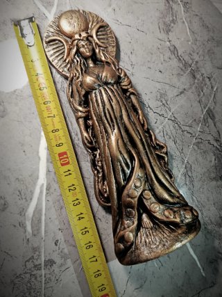 Statua Selene Dea Della Luna Gotica Esoterica