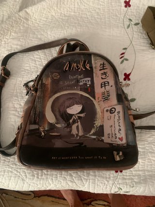 Mochila Amloké Diseño Artístico Multicolor