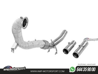 DOWNPIPE ALPHA COMPETITION VW GOLF 8 GTI / SKODA OCTAVIA NX RS 2.0 TFSI EA888.4 - ANTITÉRMICO