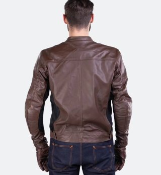 Chaqueta Moto Course Beemer Marrón