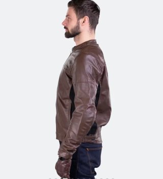 Chaqueta Moto Course Beemer Marrón