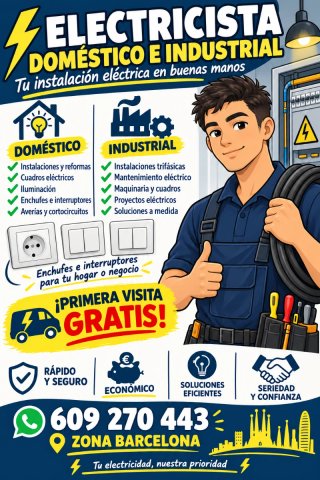 Servicio de electricista económico