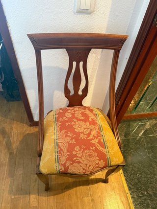 Mesa comedor y 6 sillas madera