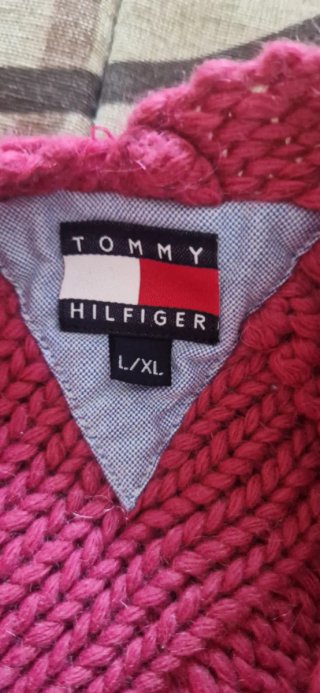 Poncho Tommy Hilfiger Mujer Talla L/XL Fucsia