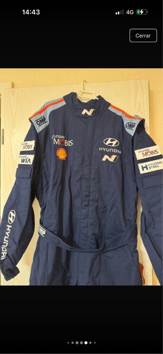 Mono Hyundai Motorsport OMP Talla 58 nuevo