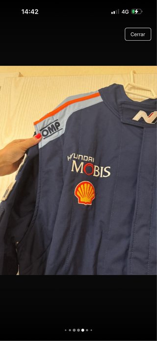 Mono Hyundai Motorsport OMP Talla 58 nuevo