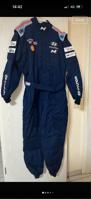 Mono Hyundai Motorsport OMP Talla 58 nuevo