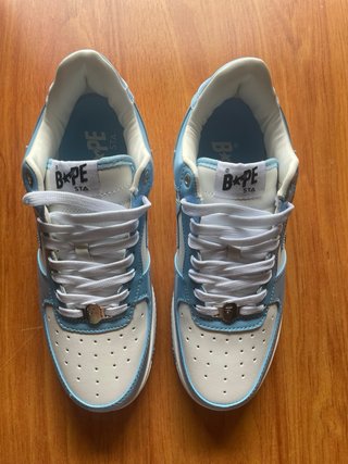 Zapatillas Bape Azules y Blancas (NUEVAS)
