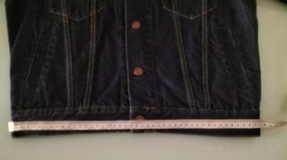 Cazadora tejana Levi's azul. Talla S. Modelo 70550