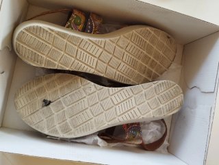 Sandalias cómodas multicolor mujer