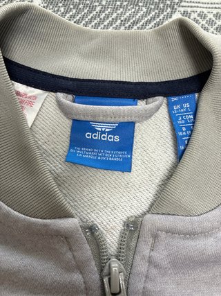 Sudadera Adidas Originals Gris Talla 13/14. Años