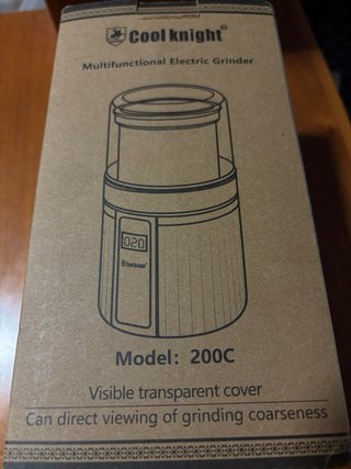 Molinillo café eléctrico Cool Knight modelo 200C