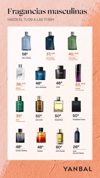 Perfume Yambal Dorado