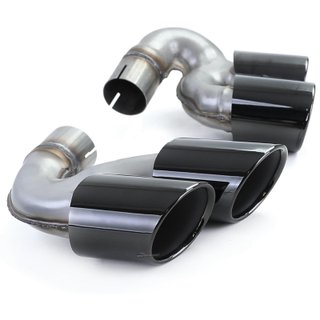 COLAS DE ESCAPE EN NEGRAS DE DOBLE SALIDA, M-PERFOMANCE BMW X5, G05, X6, G06, X7, G07