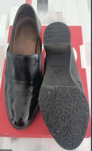 Zapatos Wonders Talla 37 Negros Charol