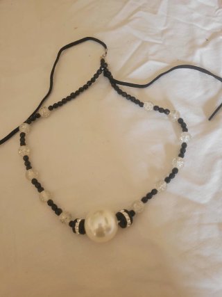 Collar mujer perlas y cuentas