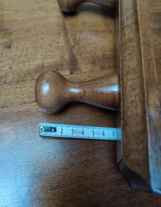 Antiguo Perchero en madera haya maciza