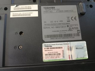 Portátil Toshiba Gris/Plateado