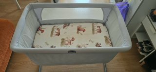 Minicuna Chicco gris