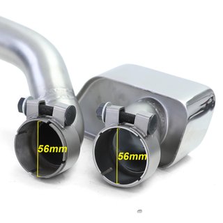 KIT ESCAPE CON COLAS PARA BMW CUADRADA PARA F10/F11