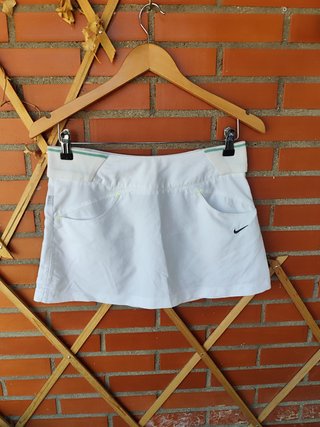Falda Nike Dry Fit Blanca Talla XS