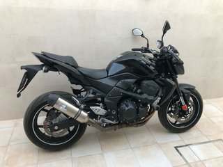Kawasaki Z750 Naked Negra