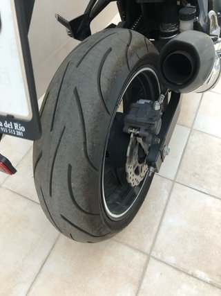 Kawasaki Z750 Naked Negra