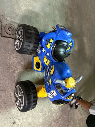 Quad Eléctrico Infantil Azul