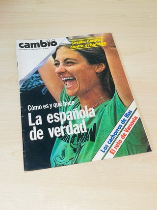 Revista Cambio 16, n° 456, 1989