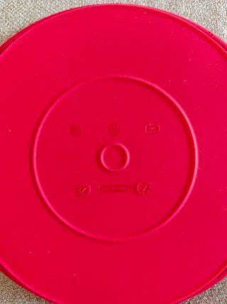 Molde silicona para tartas rojo