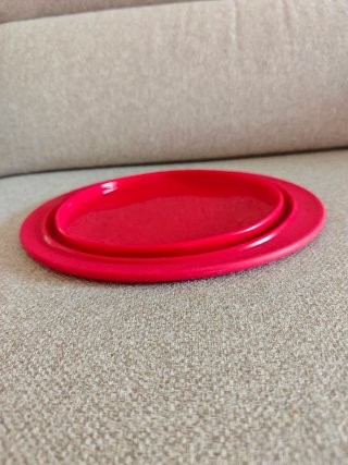 Molde silicona para tartas rojo