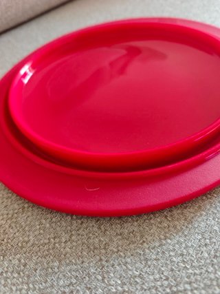 Molde silicona para tartas rojo