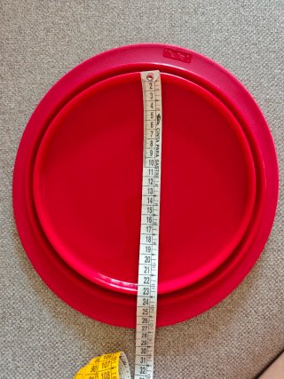 Molde silicona para tartas rojo