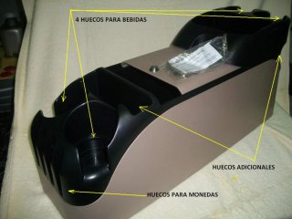 Cofre para coche con llave y bandeja