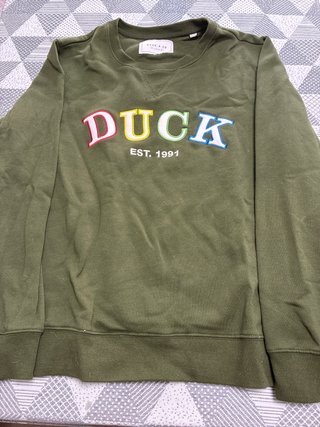 Sudadera Duck & Co verde multicolor
