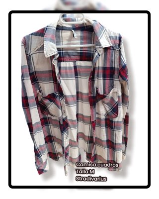Camisa cuadros mujer Stradivarius