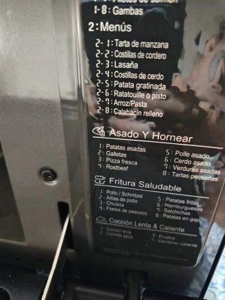 Horno Microondas Negro