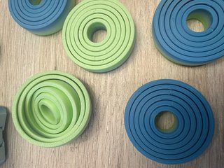 Fidgets 3D: Tiburones, Conos y Anillos