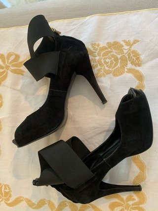Scarpe Ssamzie N.38 Vera Pelle Tacco 10