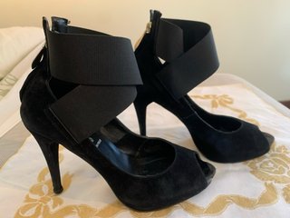 Scarpe Ssamzie N.38 Vera Pelle Tacco 10
