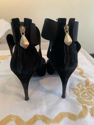 Scarpe Ssamzie N.38 Vera Pelle Tacco 10