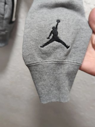 Jordan Sudadera con Capucha Gris Talla - L
