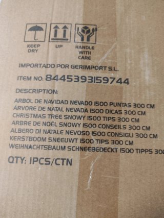 Árbol de Navidad GERIMPORT 300cm