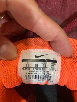 Zapatillas Nike granate T45